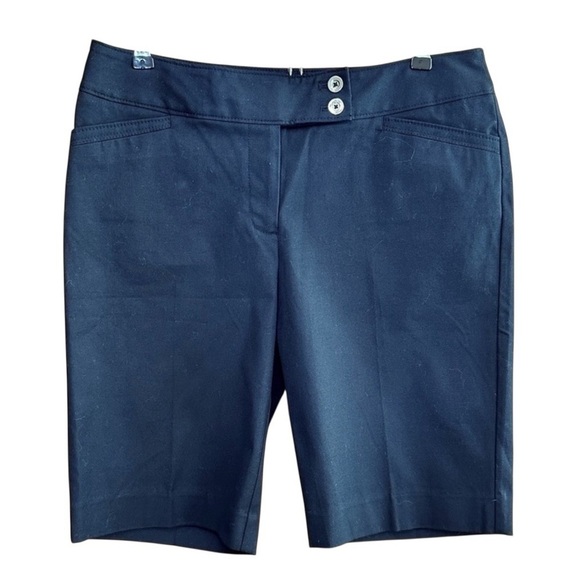 White House Black Market Pants - White House Black Market Black Slim Bermuda Short